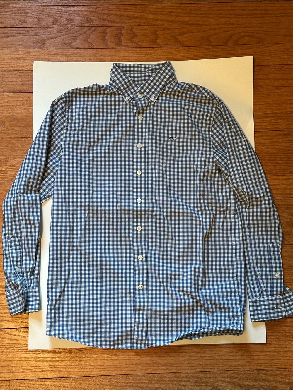 Blue Vineyard Vines Button-Down Dress Shirt